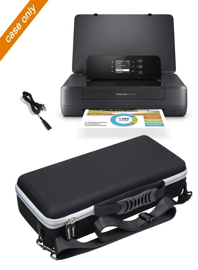 ابروكا حقيبة تخزين وحمل صلبة جديدة للسفر من أبروكا لطابعة HP OfficeJet 200 المحمولة (CZ993A) - Image 5